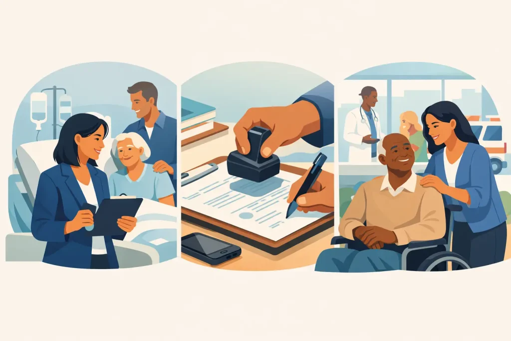 Mobile Notary for Hospital Documents