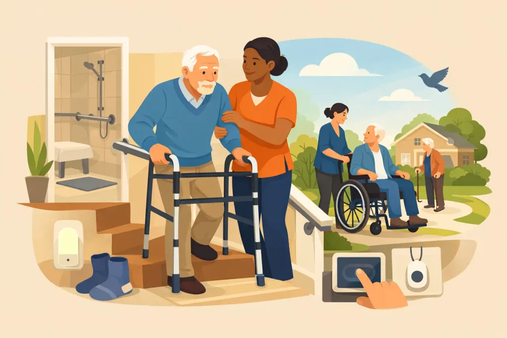 Fall Prevention Home Support Protects Independence