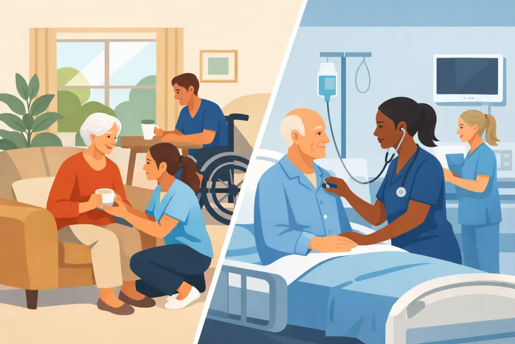 Personal Care Versus Skilled Nursing Explained